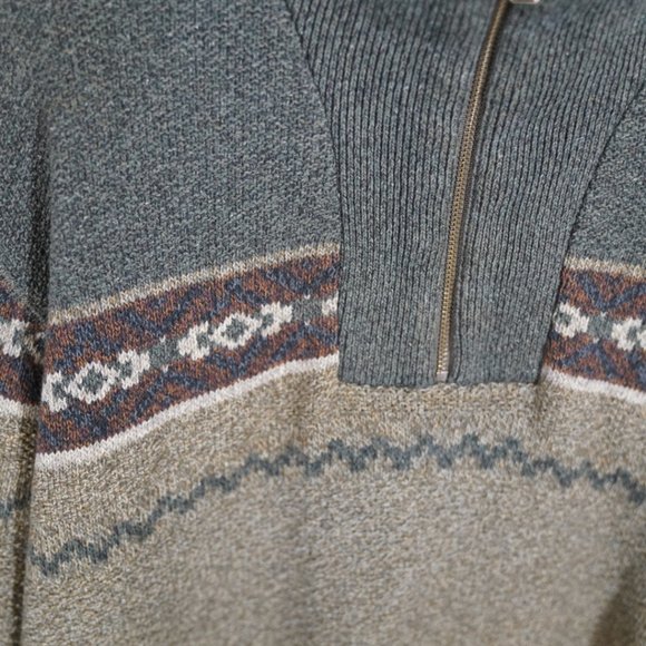 St John's Bay Vintage Quarter Zip - Picture 3 of 3